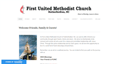 Desktop Screenshot of fumcrutherfordton.org