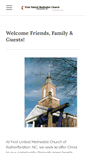 Mobile Screenshot of fumcrutherfordton.org